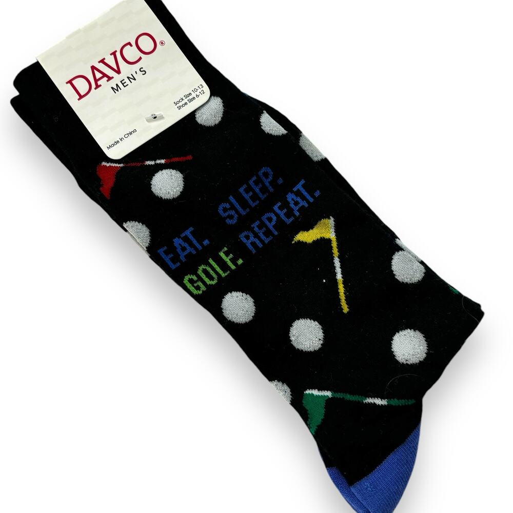 NWT Men’s Socks (Golf, Christmas, Navy and Teal Stripe)